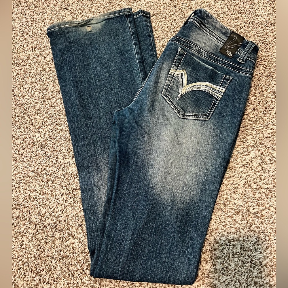 Vanity Dark Blue Boot Cut Jeans 29x37.5